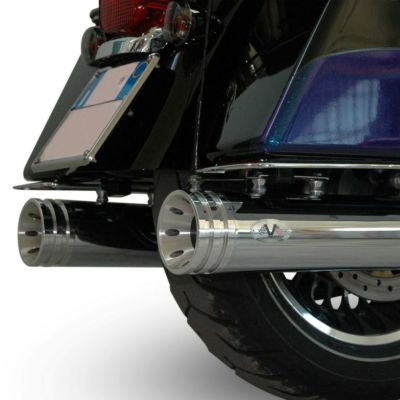 ツーリング ストレートエンド EURO5 スリップオンマフラー (クローム) VPERFORMANCE