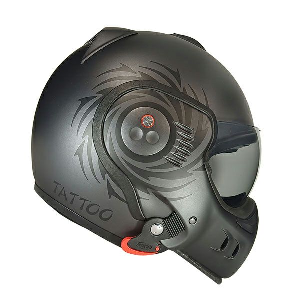 フルフェイス システムヘルメット 「BOXER V8 S」 タトゥー マット 