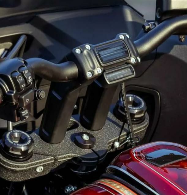 ハーレーハンドル用 Ricks ライザー オートバイハンドルバーライザークランプハンドルバーライザーハーレーソフテイルスポーツグライドストリートボブ用エフエックスエルラスト標