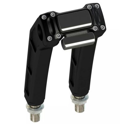 M8ソフテイル ストリートボブ、ブレイクアウト、ローライダーST Clubstyle 9インチ プルバックライザー (ブラック) Thunderbike