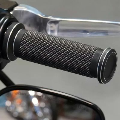 SP-S ハンドグリップセット ケーブルスロットル用 (サテンブラック/コントラスト) Thunderbike