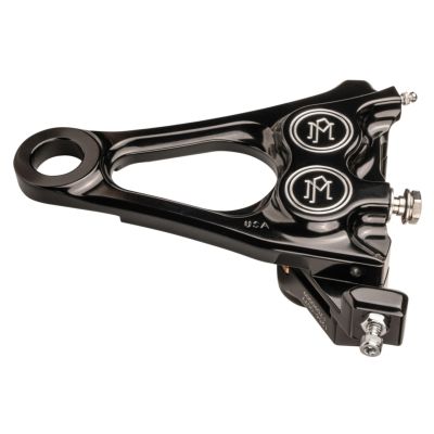 M8ソフテイル 4ピストン リアブレーキキャリパー (コントラストカット) Performance Machine