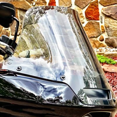 ローライダーST ベント付ウィンドシールド スモール (ライトグレー) Clearview Shields