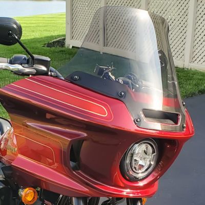 ローライダーST ベント付ウィンドシールド ラージ (スモーク) Clearview Shields