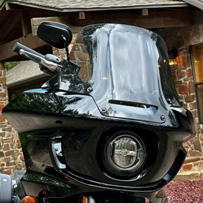 ローライダーST ベント付ウィンドシールド ミディアム (ダークグレー) Clearview Shields