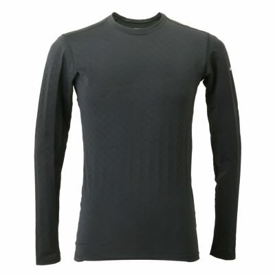 冷却シャツ 長袖　クルーネック ブラック FREEZETECH
