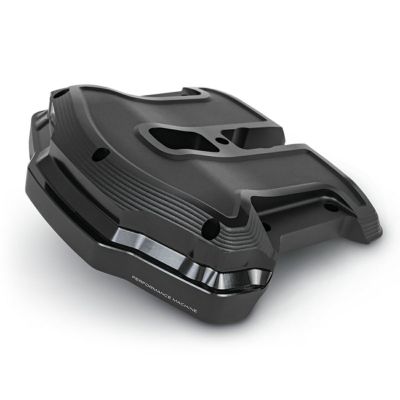M8 ツーリング、ソフテイル RACEシリーズ ロッカーボックスカバー (ブラックOPS) パフォーマンスマシン