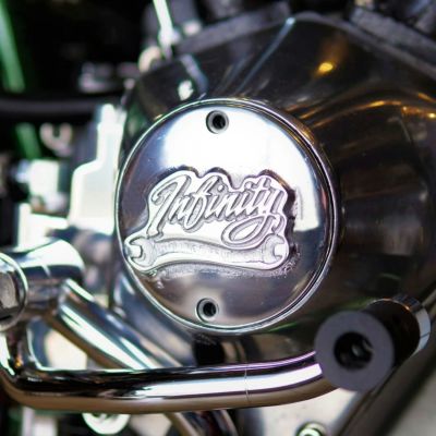 1971～2003 スポーツスター ポイントカバー 縦穴タイプ (ポリッシュ)  INFINITY