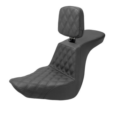 FXLR等用ツアー ステップアップ シート（バックレスト付） フロント ダイヤモンドステッチ SaddleMen