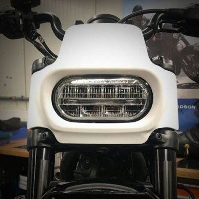 スポーツスターS ゼッケンプレート・FATヘッドライトカバー (未塗装) Ricks Motorcycles