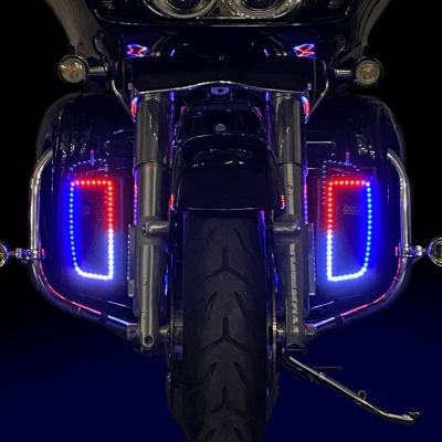 Pro Glow カラーチェンジ ハーレー、ロワーフェアリング インサートライト CUSTOM DYNAMICS