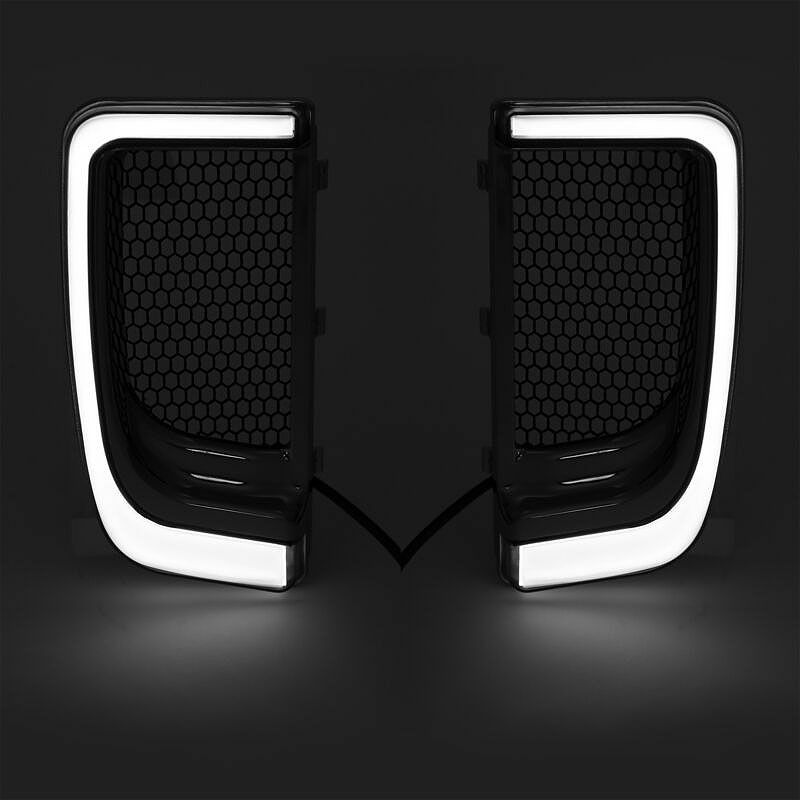 ハーレー、ツーリングモデル用ロワーフェアリング LEDベントインサート 