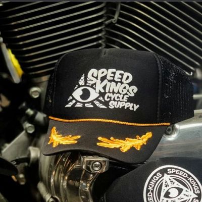 キャプテントラッカー ハット バーンアウトロゴ Speed Kings