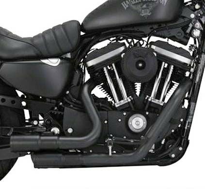 スポーツスター ミニグレネード 2-2 フルエキゾーストマフラー PCX仕様 (ブラック) Vance & Hines 4