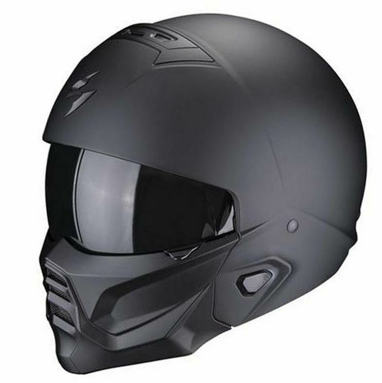 Exoコンバット II ヘルメット マットブラック SCORPION |ハーレー 