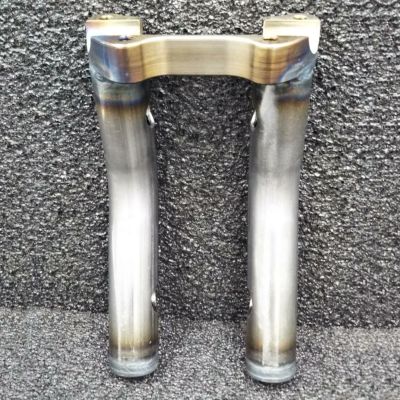 ローライダーS 10インチ・プルバックライザー (ロウスチール) Bung King