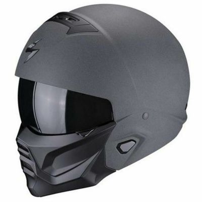 Exoコンバット II ヘルメット ダークグレー SCORPION