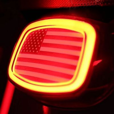 TRACER USフラッグ LEDテールライト ライセンス灯なし スモーク Kuryakyn
