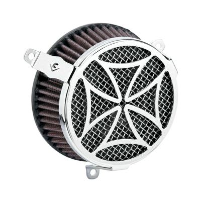 ケーブルスロットル車用エアクリーナー Cross クローム COBRA