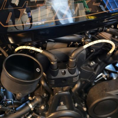 INFINITY スポーツスターS 布巻きスパークプラグコード (アイボリー)