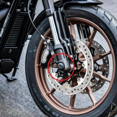FXLRS/T用 フロントホイール・アクスルカバーセット マットブラック Thunderbike