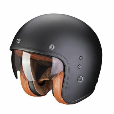 PREMIER ビンテージ カーボン オープンフェースヘルメット