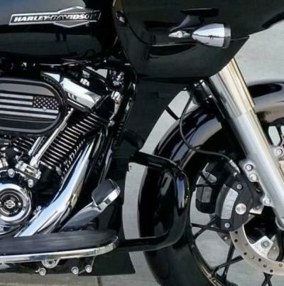 ロードグライド フェアリングスポイラー ビビッドブラック |ハーレー