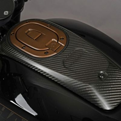 スポーツスターS ドライカーボン タンクトップカバー (綾織/艶消し) SPEEDRA