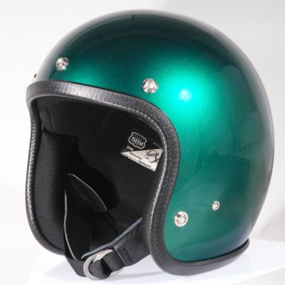 SHM Genuine ジェットヘルメット グリーン