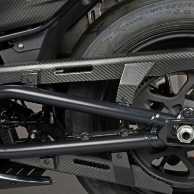 スポーツスターS ドライカーボン ベルトカバーセット (綾織/艶あり) SPEEDRA