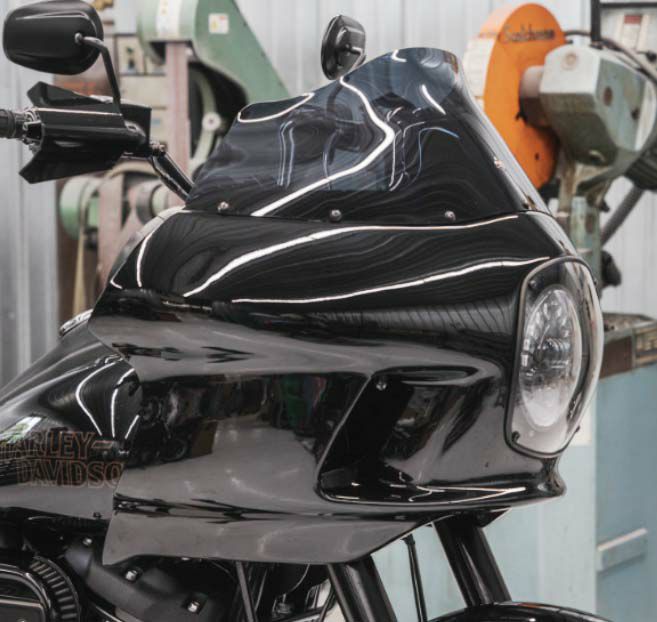 クロックワークス SOFTAIL ウインドシールド |ハーレーパーツ