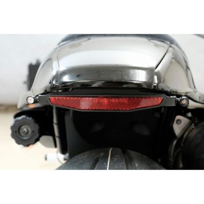 スポーツスターS M5スタッド用リアウィンカーステー/リフレクターセット (ブラック) SPEEDRA