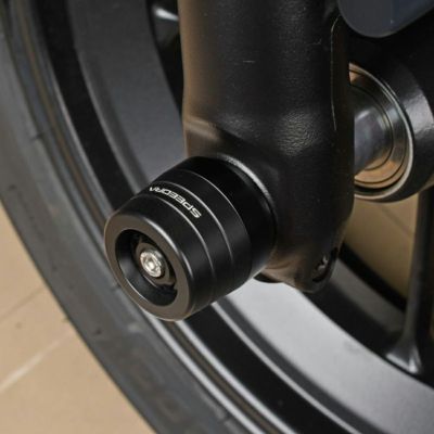 スポーツスターS フロントアクスルスライダーセット (ブラック) SPEEDRA