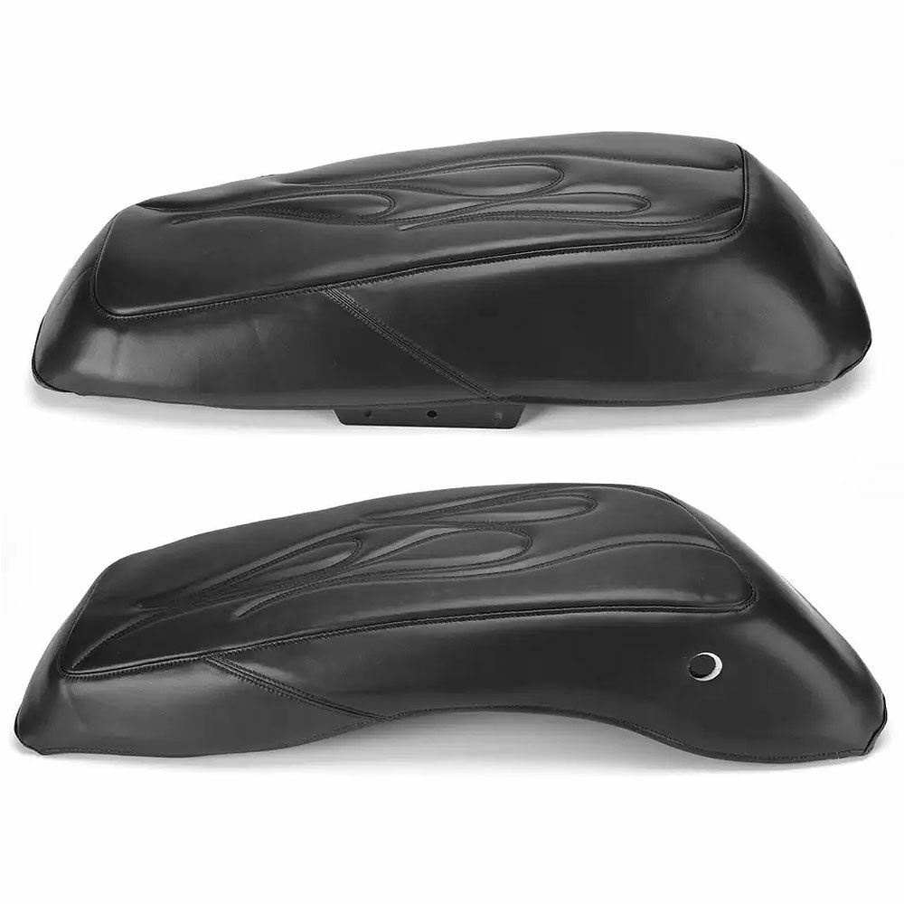 ツーリング サドルバッグリッドカバー フレイムステッチ 3