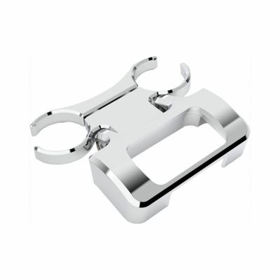 FXBB/S、FXST、FXBR/S Tバーハンドル用 1インチ メーターマウント クローム LA CHOPPERS