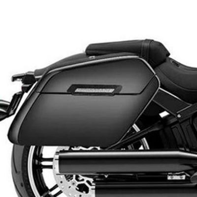 M8 ブレイクアウト用 Baldur エクストララージ・ハードサドルバッグ グロスブラック Viking Bags