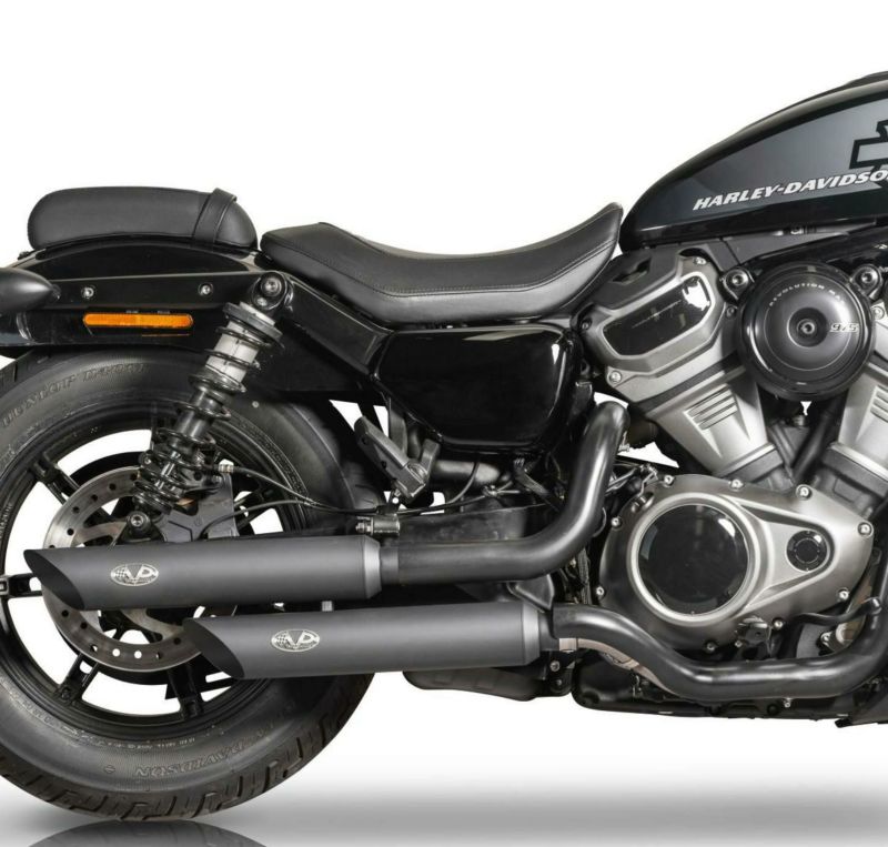 ナイトスター EURO5 2-2フルエキゾーストマフラー スラッシュカット (ブラック) VPERFORMANCE |ハーレーパーツ専門店 HDパーツ