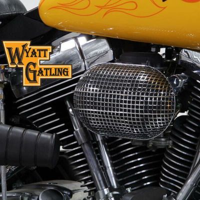 ショベル、アイアンショベル ターボエアクリーナー クローム Wyatt Gatling