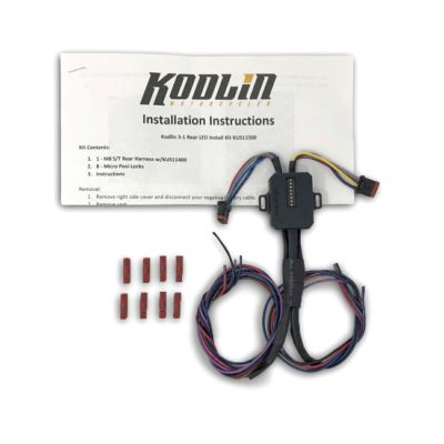 M8 ソフテイル リアLEDウィンカー インストールキット ロードイコライザー付 KODLIN