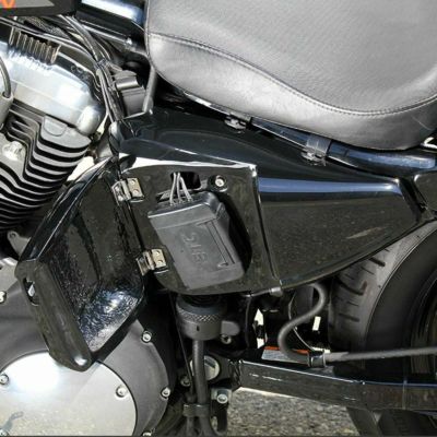 GLEAMING WORKS　ETCビルトイン サイドカバー 未塗装 【スポーツスター】