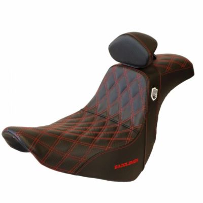 M8 ローライダー/S/ST、スポーツグライド SDC パフォーマンスグリッパーシート バックレスト付 Saddlemen