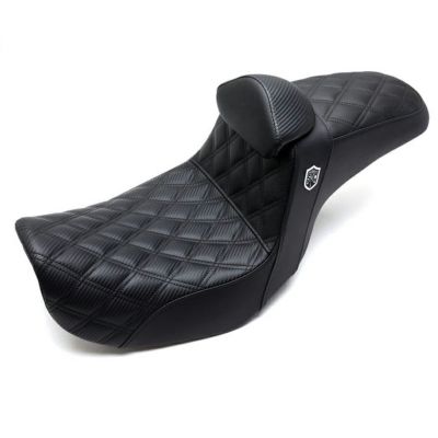 ダイナ SDC パフォーマンスグリッパーシート バックレスト付 Saddlemen
