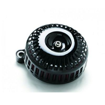 スポーツスター用エアクリーナー 「67スリット」 黒ツヤ モーターステージ
