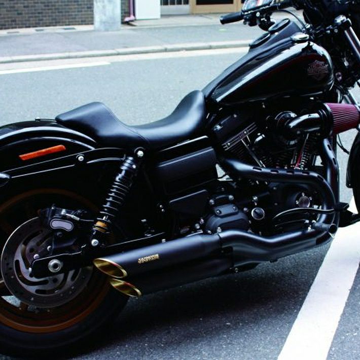 ダイナ(DYNA)FXD,FXDL,FXDC,FXDB用スリップオン・マフラー｜ハーレー 