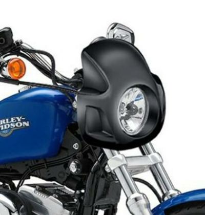 スポーツスター、ダイナ Strider フェアリング (グロスブラック) Viking Bags