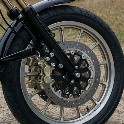 ハーレー 11.5インチ フロント用 フローティング・ブレーキローター ブラック TC Bros