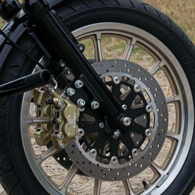 ハーレー 11.8インチ フロント用 フローティング・ブレーキローター ブラック TC Bros