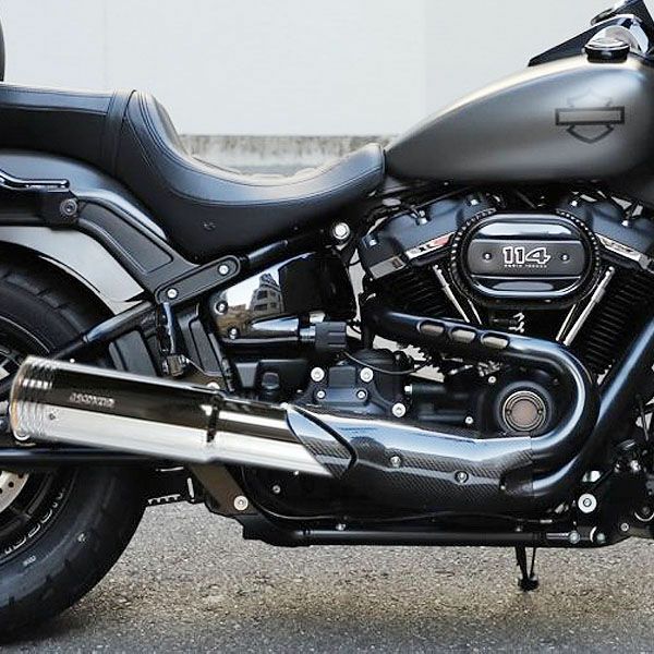 FXFB/S、FXDRS ベビーバズーカ EX フルエキゾーストマフラー クローム  