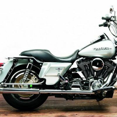 1995～2008 ツーリング 独立エキゾーストパイプ T1 クローム モーターステージ