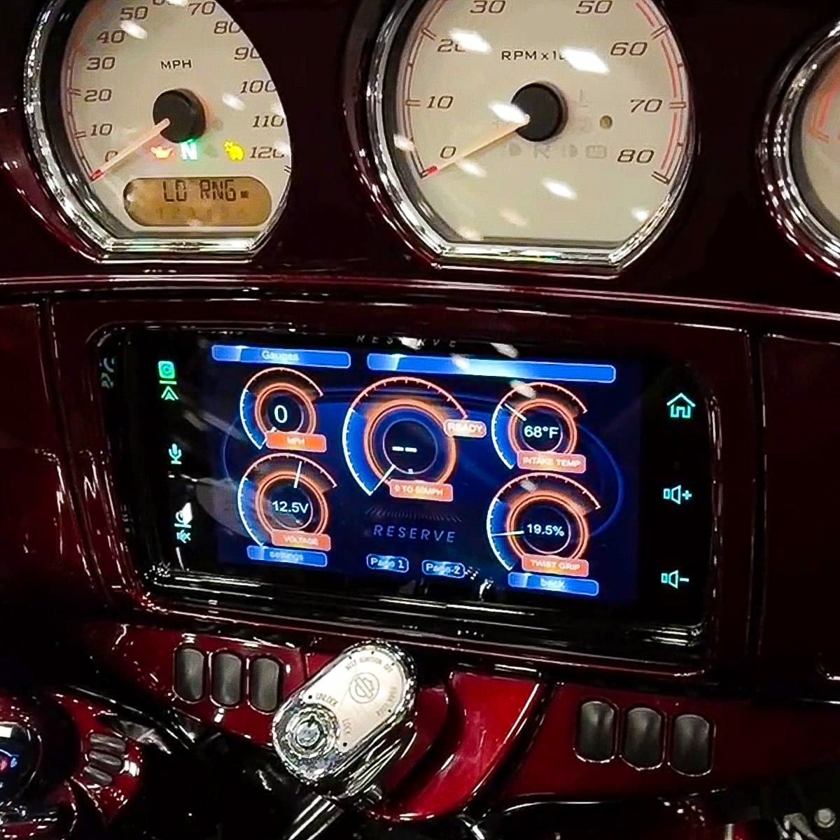 ツーリング CVO対応 HDHU.14si プラグ＆プレイ オーディオ ヘッドユニット 日本語訳説明書付き Soundstream Reserve